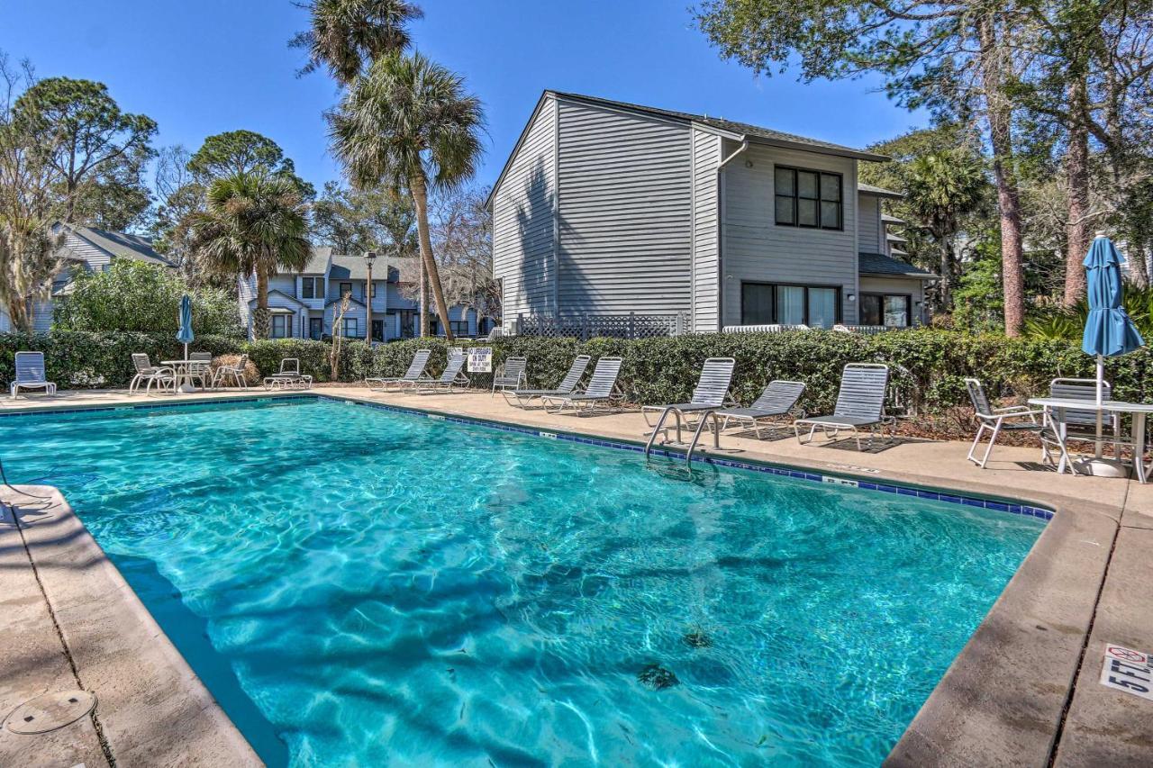 Coastal Oasis With Pool - Walk To Coligny Beach Park Hilton Head Island Ngoại thất bức ảnh