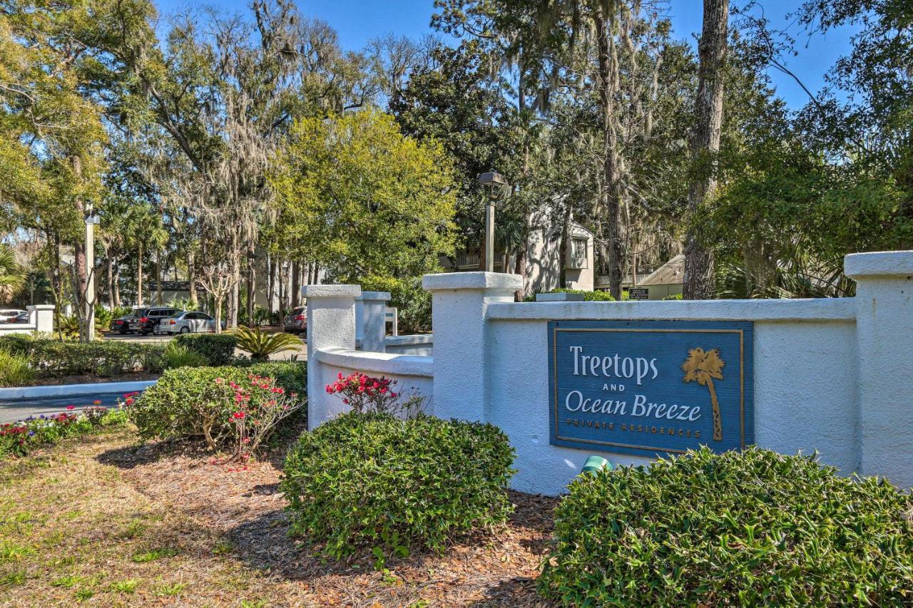 Coastal Oasis With Pool - Walk To Coligny Beach Park Hilton Head Island Ngoại thất bức ảnh